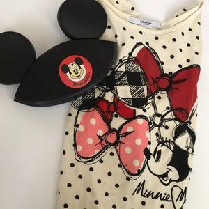 Minnie Mouse Polka Dot Top
